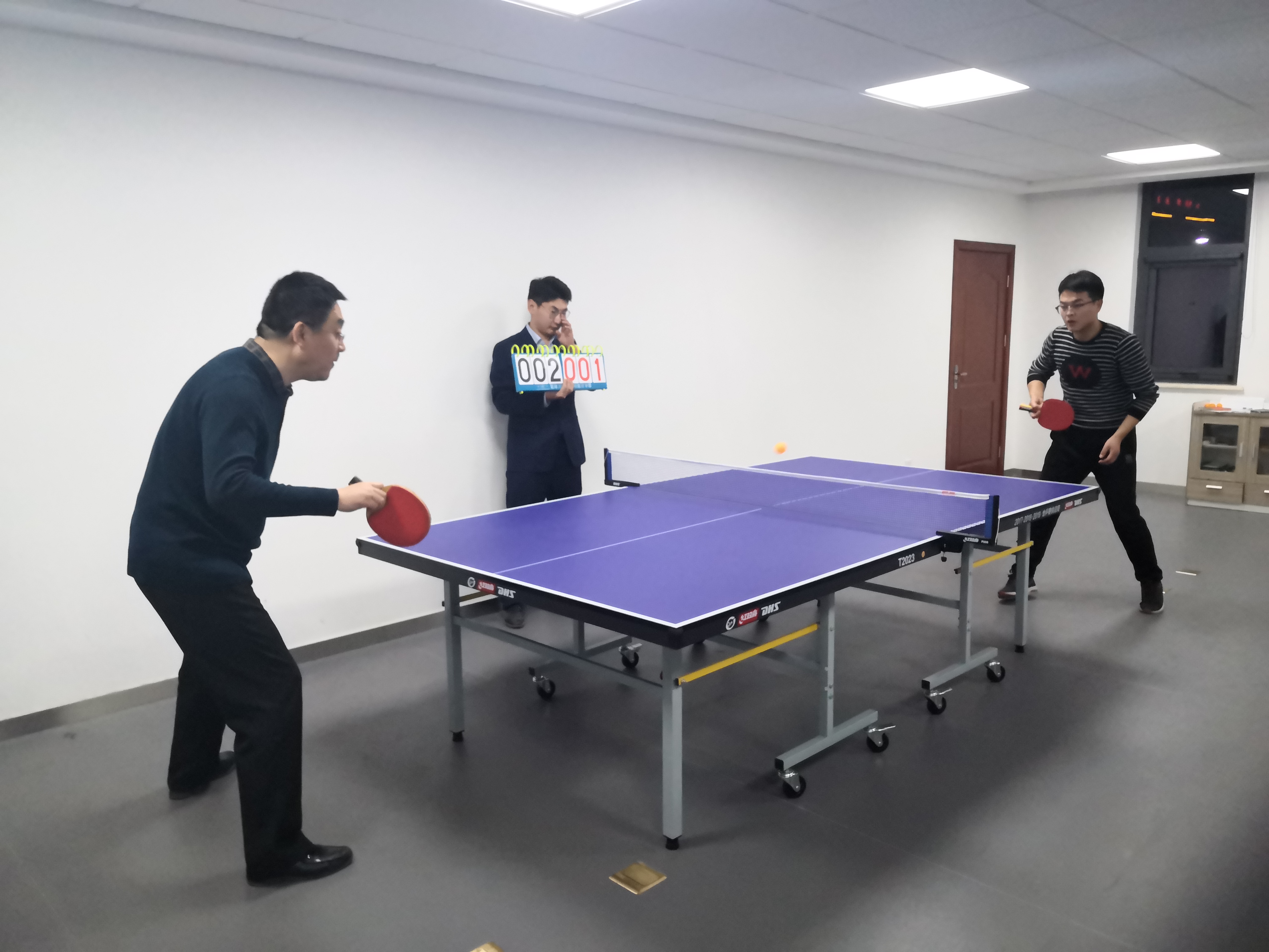 泓源公司舉辦“慶元旦、迎新春”職工乒乓球臺球比賽(圖2)