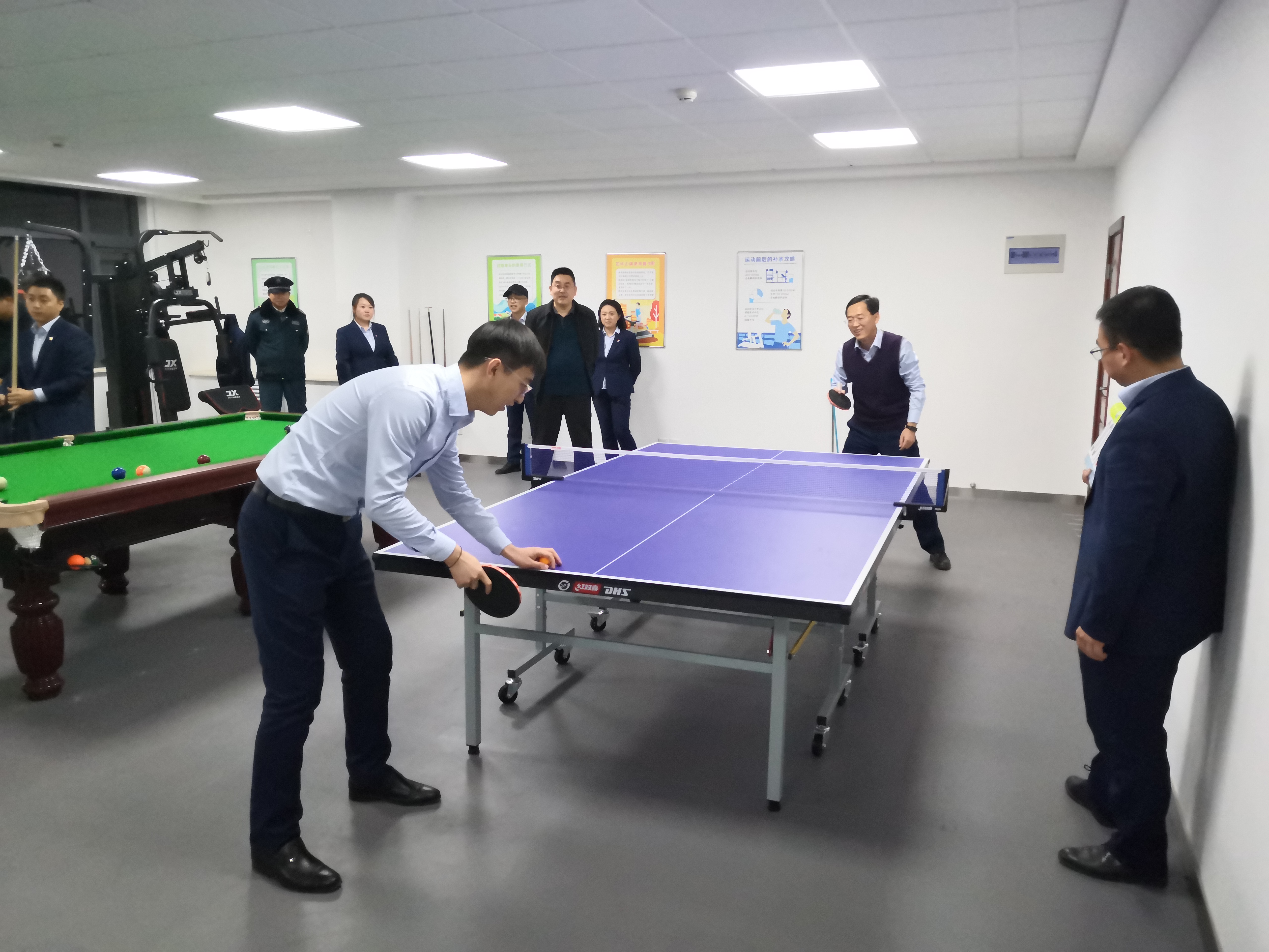 泓源公司舉辦“慶元旦、迎新春”職工乒乓球臺球比賽(圖4)